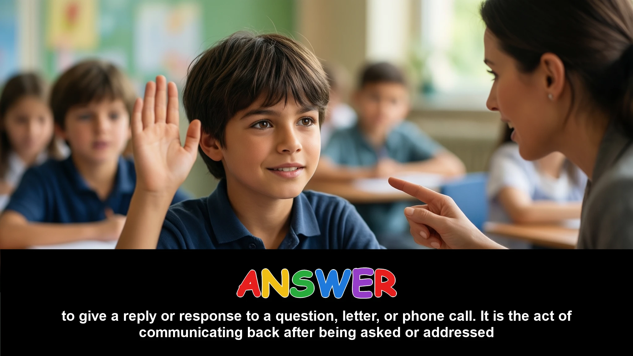English Illustration for answer